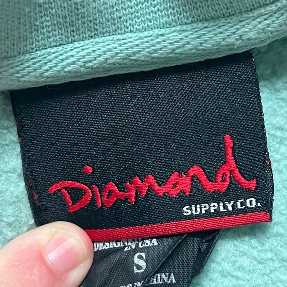 Diamond Supply Co Archangels Men’s Small Crewneck Sweatshirt Mint Green - Picture 6 of 6